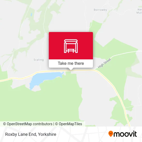 Roxby Lane End map