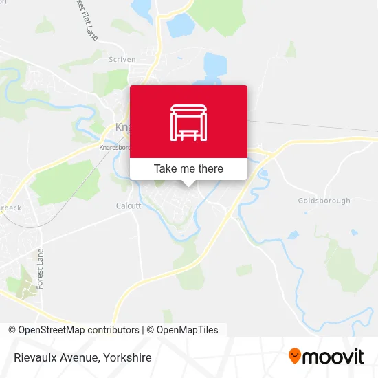 Rievaulx Avenue map
