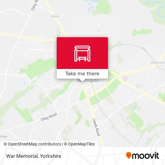 War Memorial map
