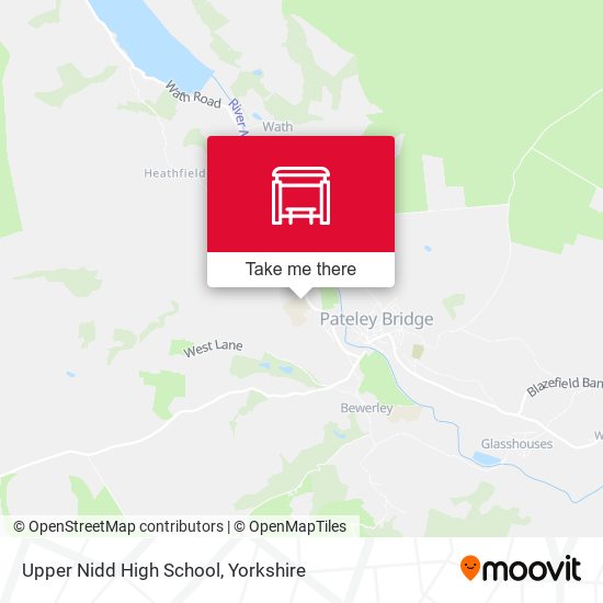 Upper Nidd High School map