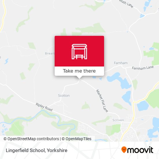 Lingerfield School map