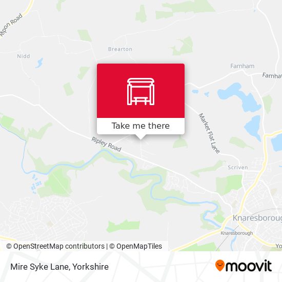 Mire Syke Lane map