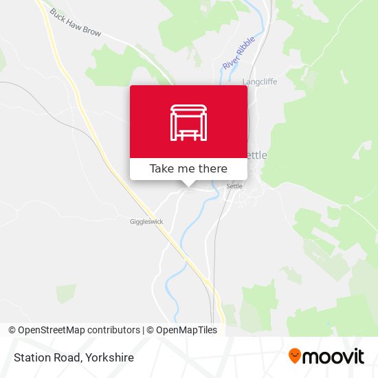 Station Road map