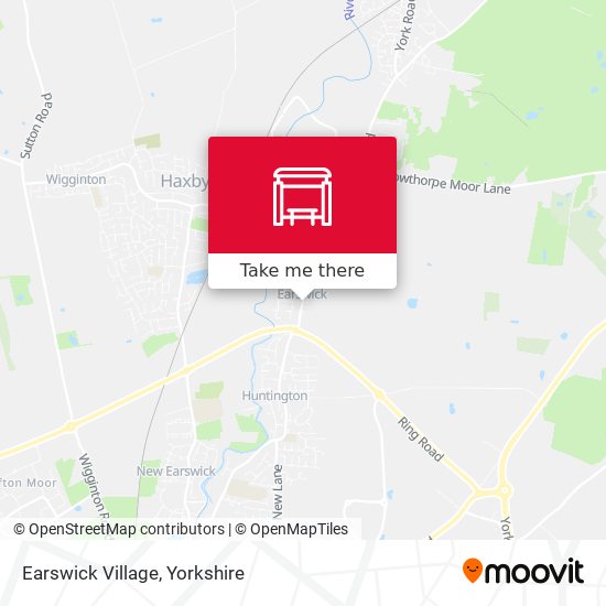Earswick Village map