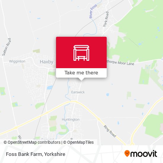 Foss Bank Farm map