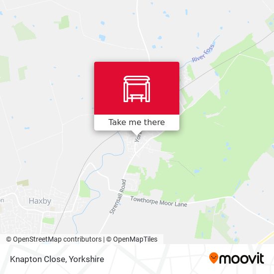 Knapton Close map