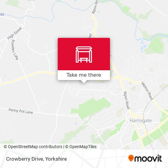 Crowberry Drive map