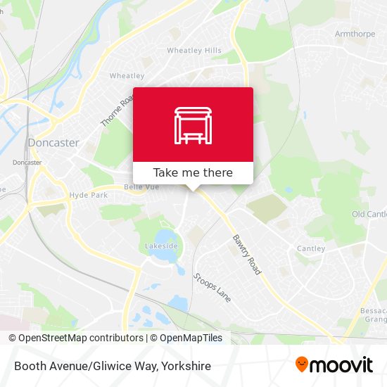 Booth Avenue/Gliwice Way map