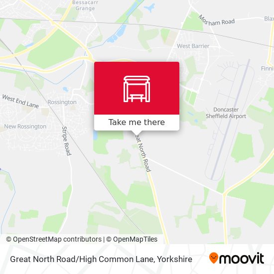 Great North Road / High Common Lane map