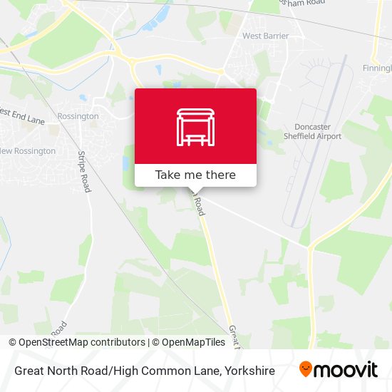 Great North Road / High Common Lane map