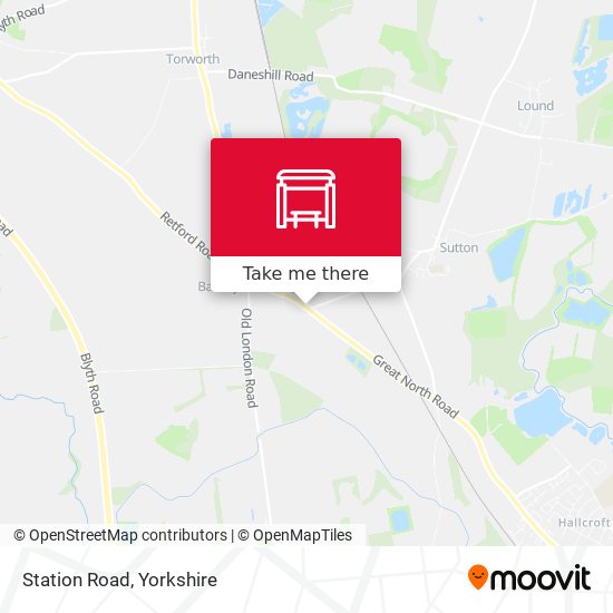 Station Road map