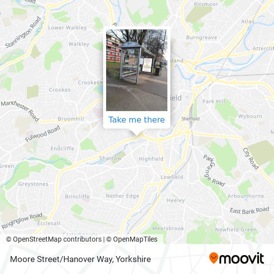 Moore Street/Hanover Way map