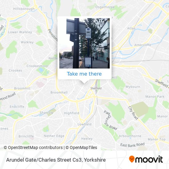 Arundel Gate / Charles Street Cs3 map