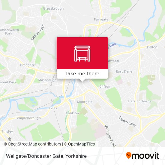 Wellgate/Doncaster Gate map