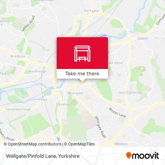 Wellgate/Pinfold Lane map