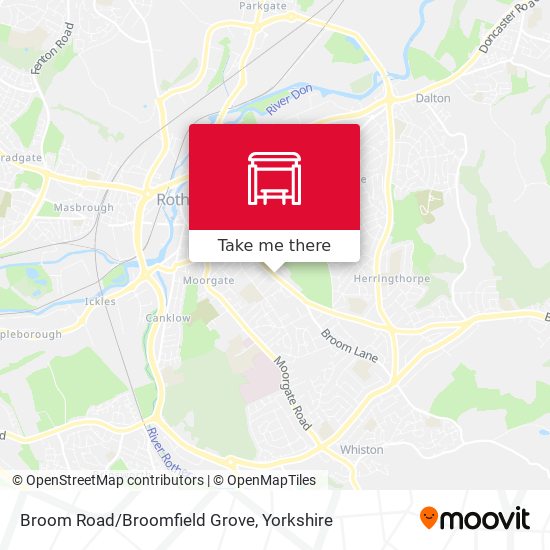 Broom Road/Broomfield Grove map