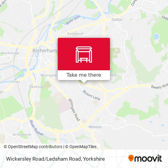Wickersley Road/Ledsham Road map