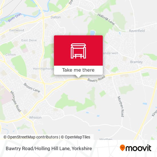 Bawtry Road/Holling Hill Lane map