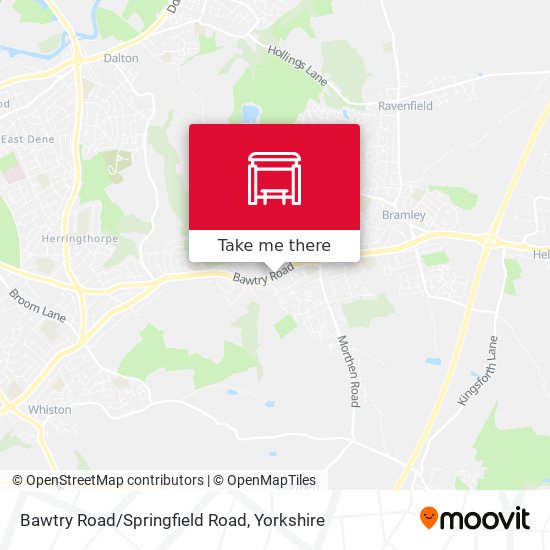Bawtry Road/Springfield Road map