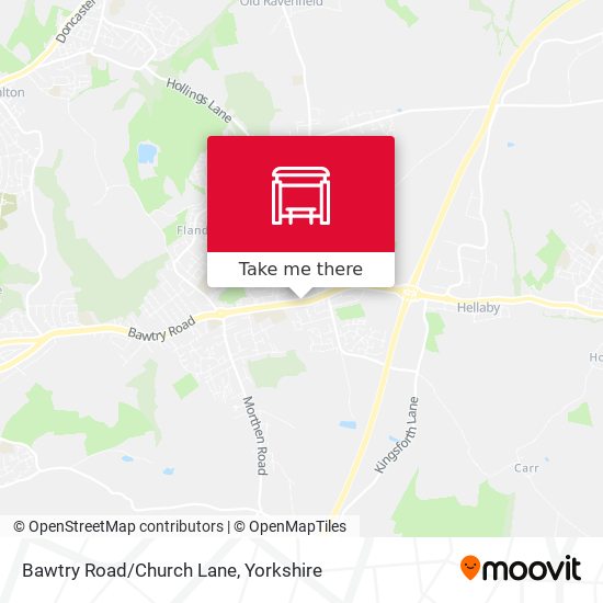 Bawtry Road/Church Lane map