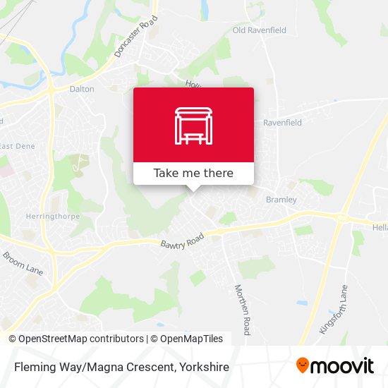 Fleming Way/Magna Crescent map