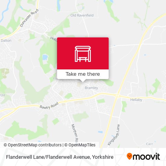 Flanderwell Lane / Flanderwell Avenue map