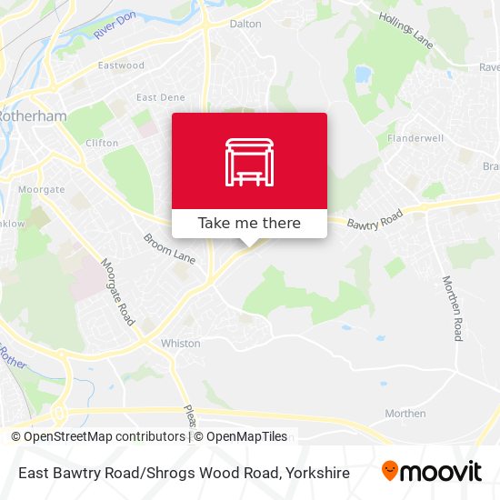 East Bawtry Road / Shrogs Wood Road map