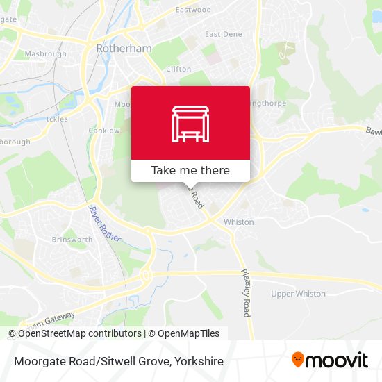 Moorgate Road/Sitwell Grove map