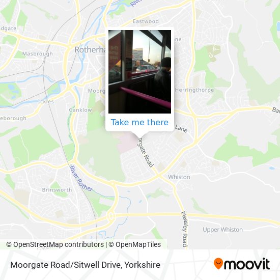 Moorgate Road/Sitwell Drive map