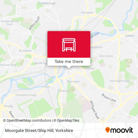 Moorgate Street/Ship Hill map