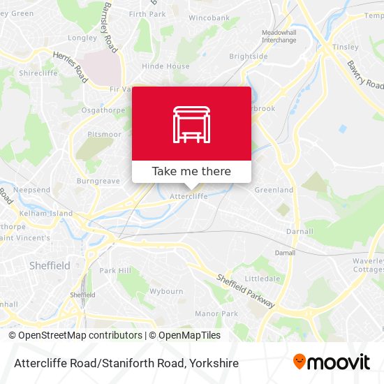 Attercliffe Road / Staniforth Road map