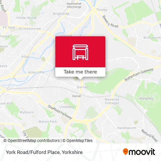 York Road/Fulford Place map