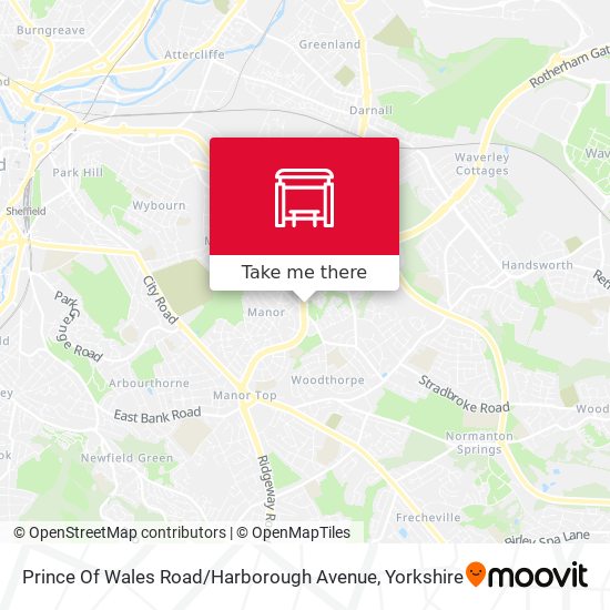 Prince Of Wales Road / Harborough Avenue map