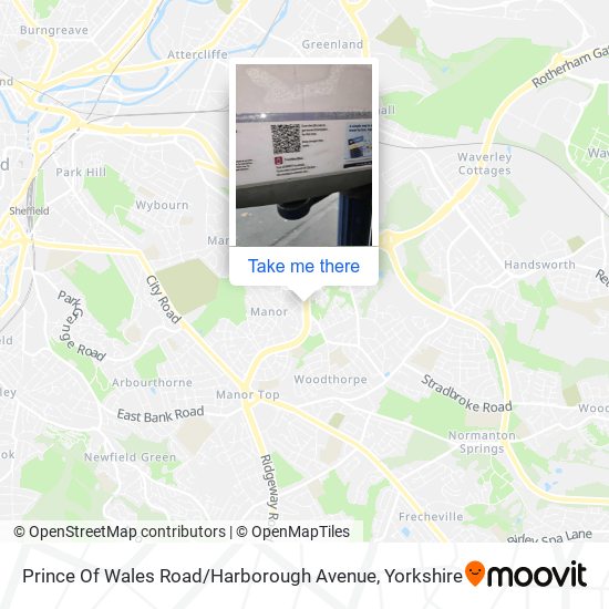 Prince Of Wales Road / Harborough Avenue map