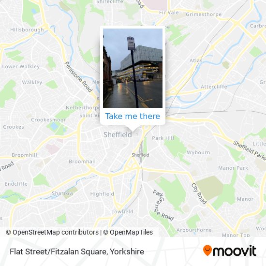 Flat Street/Fitzalan Square map