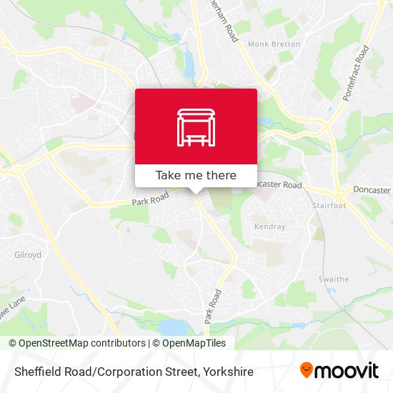 Sheffield Road / Corporation Street map
