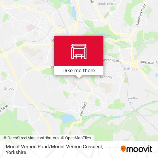 Mount Vernon Road / Mount Vernon Crescent map