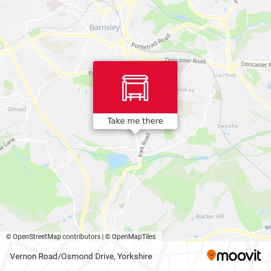 Vernon Road/Osmond Drive map