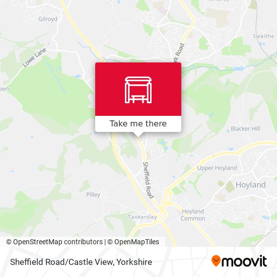 Sheffield Road/Castle View map