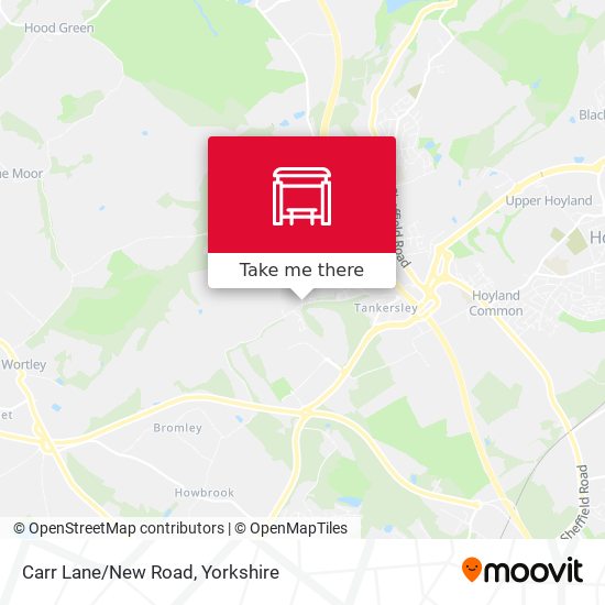 Carr Lane/New Road map
