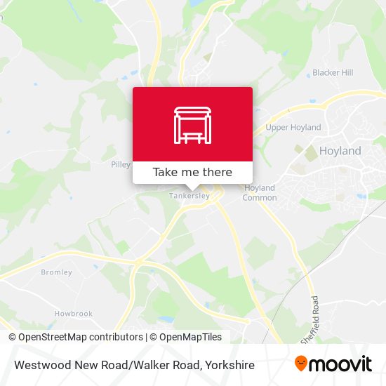 Westwood New Road/Walker Road map
