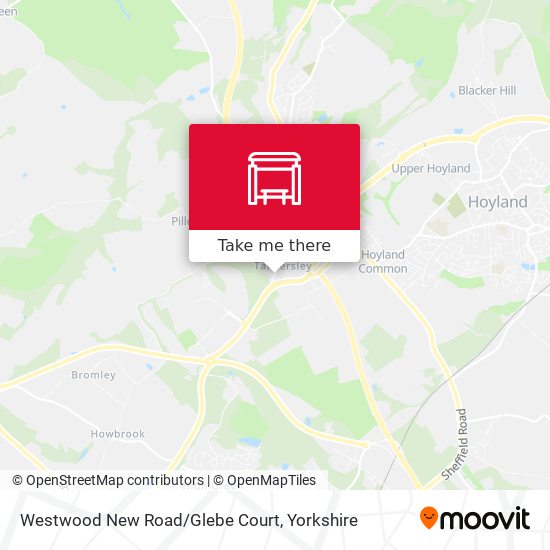 Westwood New Road/Glebe Court map