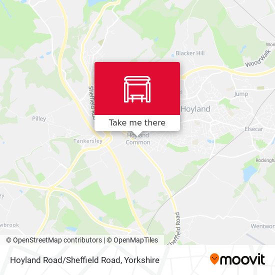 Hoyland Road/Sheffield Road map