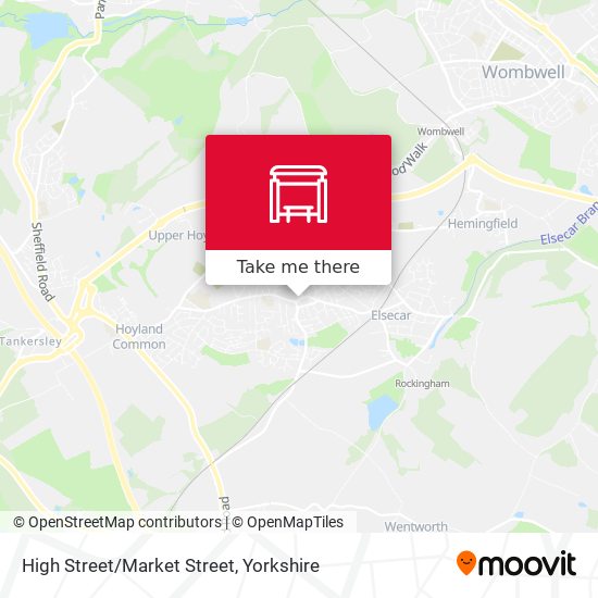 High Street/Market Street map