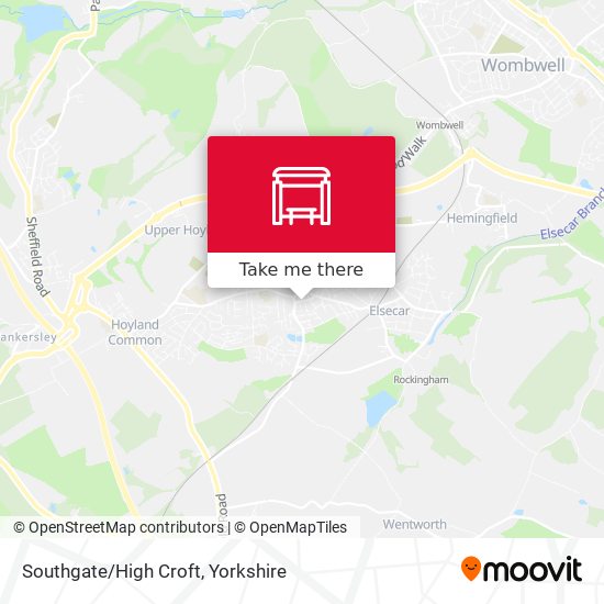 Southgate/High Croft map