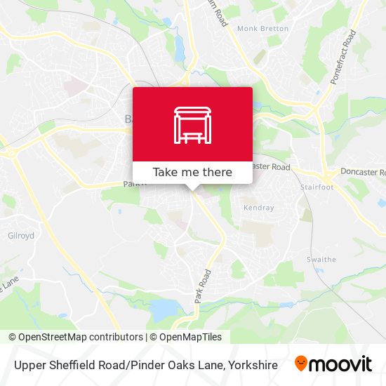 Upper Sheffield Road / Pinder Oaks Lane map
