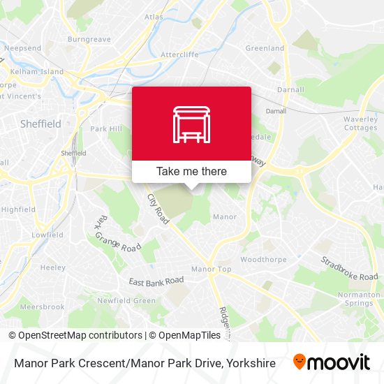 Manor Park Crescent / Manor Park Drive map