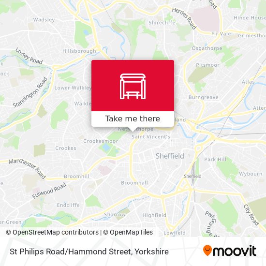 St Philips Road/Hammond Street map