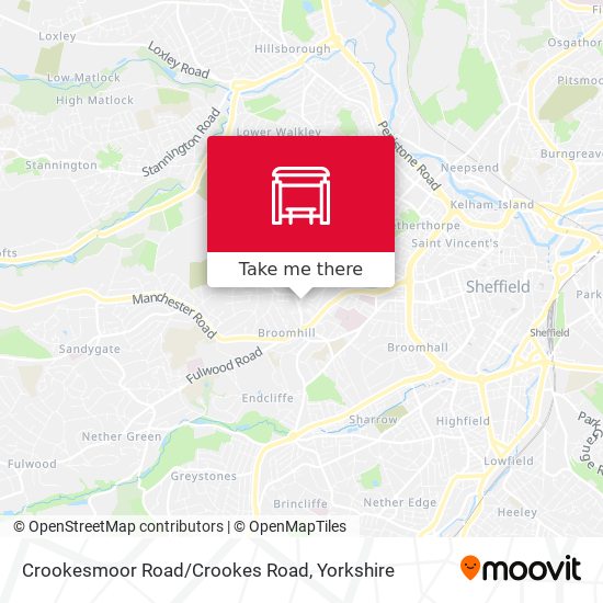 Crookesmoor Road/Crookes Road map