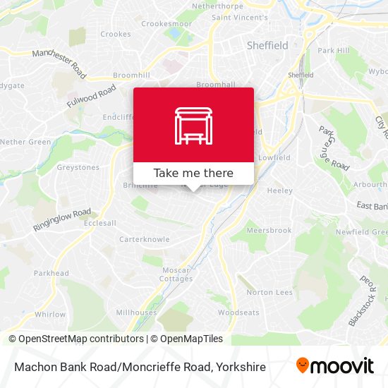 Machon Bank Road / Moncrieffe Road map